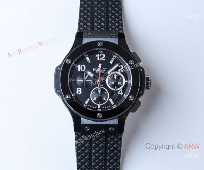 Swiss Grade Replica Hublot Big Bang V6 Chronograph Watch Black Case